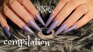 ASMR compilation ( tapping & scratching ) fast ️🪭 اي اس ام ار