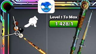 8 Ball Pool 1428 Pieces  Pool Chronicles Cue Level Max