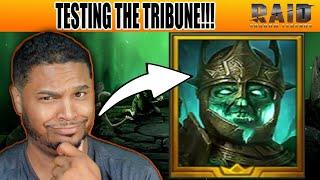 IS HE GOOD IN LIVE ARENA?! TRIBUNE HERAKLETES! Raid: Shadow Legends