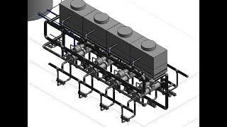 Step by step Design of 5000 TR district cooling plant using Revit - part 1