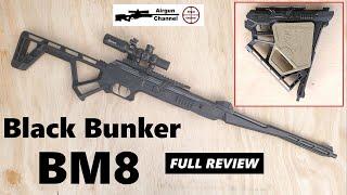 Black Bunker BM8 (Survival Air Rifle) Review / Folding Break Barrel Pellet Gun / Survival Hunting ??