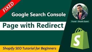 How to Fix Page with Redirect Google Search Console in Shopify  Shopify SEO