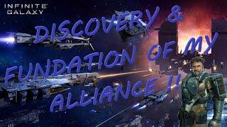 DISCOVERY OF A BEAUTIFUL SPACE GAME | JOIN MY ALLIANCE !! - Infinite Galaxy