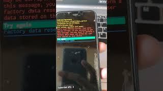 Android Recovery no celular Motorola | Can't load Android sustém your data may be corrupt