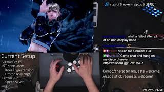 Tekken 7 Arcade Stick Handcam + ASMR | Victrix Pro FS, IST Knee Lever, Crown 202