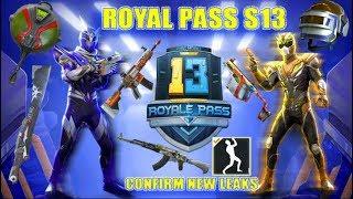 PUBG SEASON 13 NEW LEAKS OF ROYAL PASS | S13 RP REWARDS | SEASON 13 ROYALE PASS OF PUBG MOBILE LEAKS