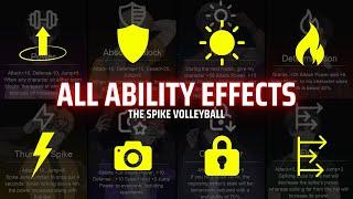 All Characters Ability Effects | The Spike Volleyball 4.3.1
