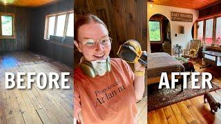 CABIN RENOVATION | extreme bedroom makeover!