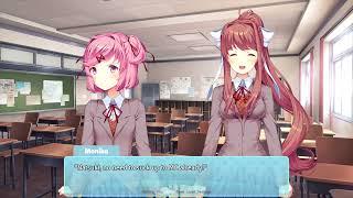 Natsuki Falls in Love With MC Immediately (DDLC My Escape MOD) Part 1