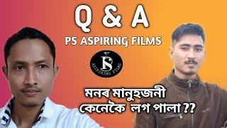 Question Answer of Youtubers | Q & A Amar Raanghar with PS Aspiring Films