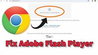 How to Enable Adobe Flash Player on Chrome | Adobe Flash Player is no longer supported