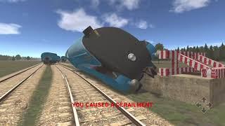 Train and rail yard - Top 8 Train vs The End Rail - jocuri cu trenuri/ train games..