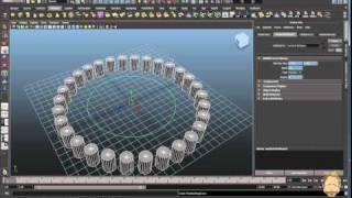 MayaTut - Snap align object - Along curve