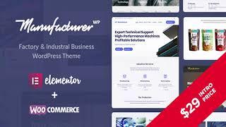 Manufacturer - Factory & Industrial Business WordPress Theme | Themeforest Website Templates and