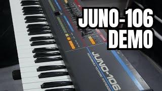 Roland Juno-106 Analog Synthesizer (1984) – Demo in HQ