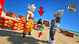 GTA 5 : Shinchan Vs Franklin "ULTIMATE DRAGON BALL Z LUCKY BLOCK CHALLENGE" In GTA V  ( GTA 5 mods )