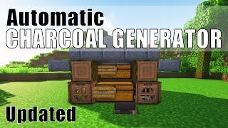 Minecraft Automatic Charcoal Generator | Coal Farm | Java & Bedrock 1.19 &1.20