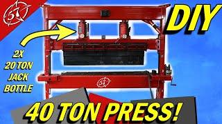 DIY Homemade 40 Tons Hydraulic Press