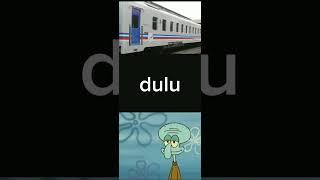 perbedaan rangkaian gerbong sekarang dan dulu #keretaapiindonesia #Fyp #perbedaan #KAI