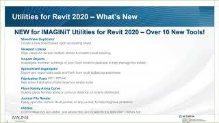 What's New in IMAGINiT Utilities for Revit 2020