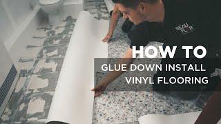 How to glue and install vinyl sheet flooring