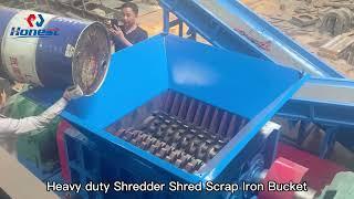 Heavy duty Metal Shredder Shred Scrap Iron Bucket.#metalshredder #ironshredder
