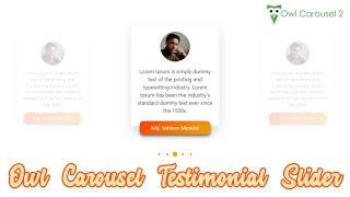 Responsive Testimonial Slider Using Owl Carousel 2 | NoorHUB