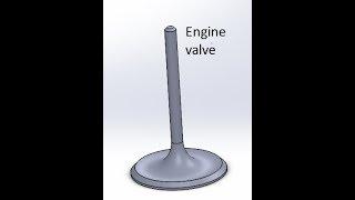 SolidWorks:-Engine Valve Tutorial# | IMPULSE