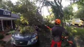 Storm cleanup with Integrity Tree Care