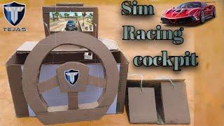 How to make || Gaming steering wheel with cardboard ||Creativity || TEJA