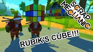 Rubik's Cube with Brent Batch and Alstrak ( Scrap Mechanic Mods & Creations Gameplay )