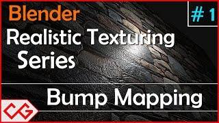 Blender Bump map Tutorial - How to Use Bump Map in Blender(Cycles blender bump mapping)