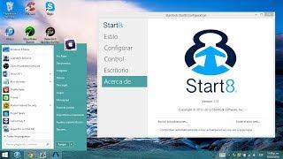 Cómo poner el botón de inicio en Windows 8 - Start8 versión 1.31