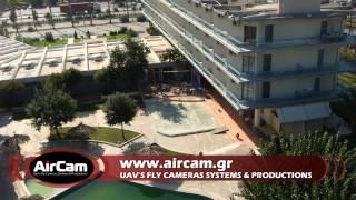 Aerial view Greece AirCam Gr αεροφωτογραφιες aerovideo uavs flying camera Hotel Heli