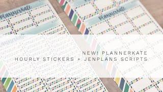 NEW PlannerKate | Hourly Stickers + JenPlans Script