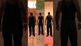 FAT CJ vs. SKINNY CJ vs. MUSCULAR CJ  #gta #gtasanandreas