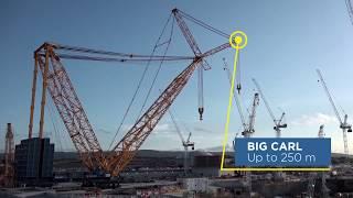 #Howwedoit Meet Big Carl - The world's biggest crane makes its first move