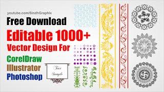 Free Download 1000+ Editable Vector for CorelDraw | Illustrator | Photoshop | CDR File | Hindi Urdu