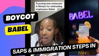 Babel Resturant being raided after viral titock video