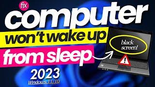 Fixed! Computer won't wake up from sleep in Windows 11/10 - Black Screen || Boot Problem