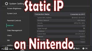 How to setup Static IP on Nintendo Switch