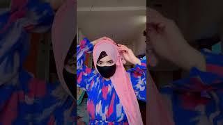 2025 new school hijab style/tutorial #hijab #hijabtutorial #youtubeshorts #hijabstyle