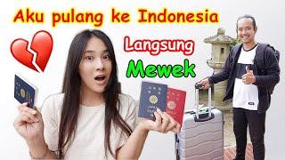 REAKSI ISTRI JEPANG AKU PULANG KE INDONESIA️AUTO MEWEK