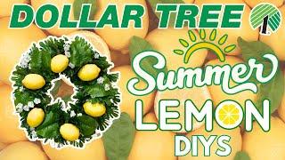 17 Summer LEMON Dollar Tree DIYS!