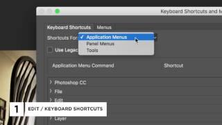 Creating a Keyboard Shortcut in Photoshop