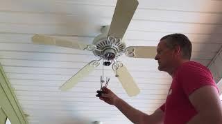 Ceiling Fan Won't Run.  Capacitor Replacement