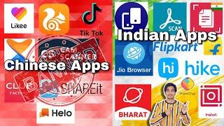 Best Alternatives Of Chinese Apps / Made In India Apps / Replace it With Indian apps