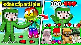 KHANGG BEDWARS CUỘC THI ĐÁNH CẮP TRÁI TIM ** KHANGG THỬ THÁCH ĐÁNH CẮP TRÁI TIM TROLL NOOB TEAM