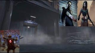 Being Tunneled by Michael Myers and The Artist - DBD Survivor Gameplay