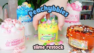 Relaxing ASMR - NEW SLIME Peachybbies Restock